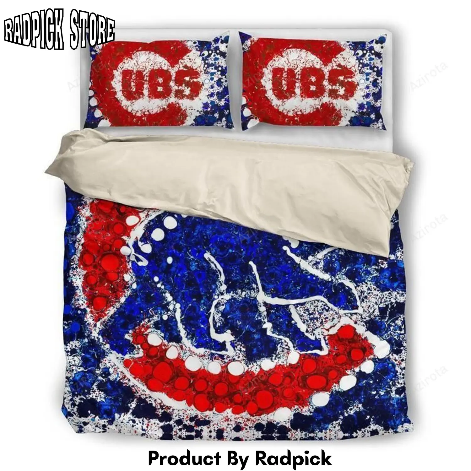 Radpick v6 chicago cubs 2 styles bedding set rp327555